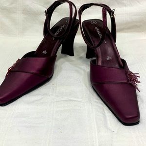 VINTAGE Y2K SATIN HEELS